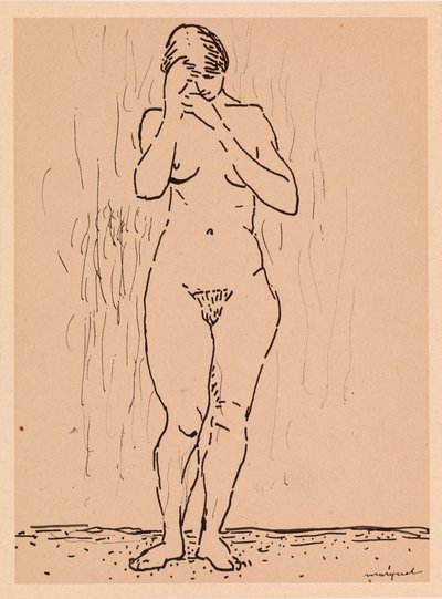 Nahá žena stojící od Albert Marquet