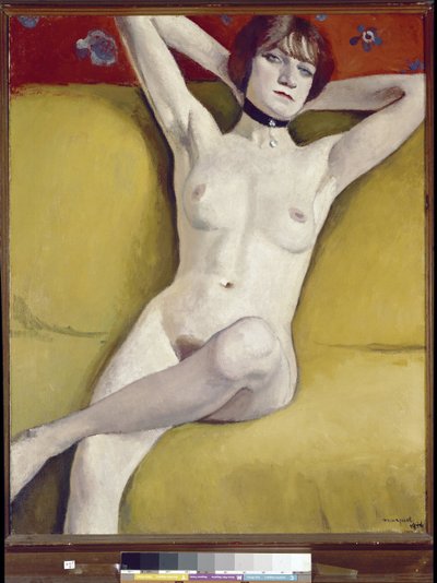 Nahá na gauči od Albert Marquet