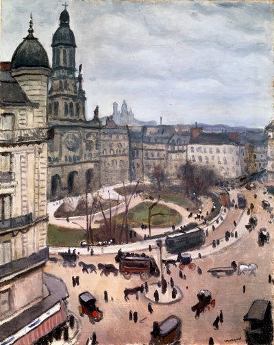 Place de la Trinité v Paříži, 1911. od Albert Marquet