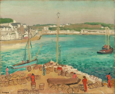 Audierne nábřeží od Albert Marquet