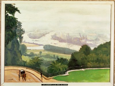 Rouenský přístav (malba na plátně) od Albert Marquet