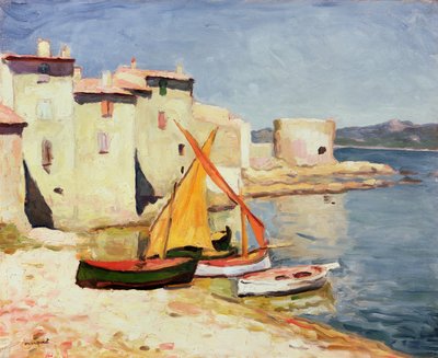 Saint-Tropez, kolem roku 1905 (olej na plátně) od Albert Marquet