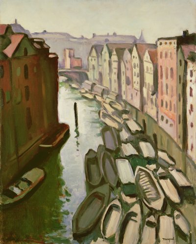 Doky v Hamburku od Albert Marquet