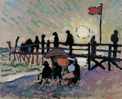 Lávka pro pěší v Sainte-Adresse od Albert Marquet