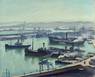 Alžírský přístav (olej na plátně) od Albert Marquet