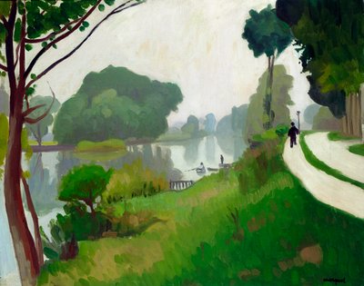 Marna ve Varenne-Saint-Hilaire od Albert Marquet