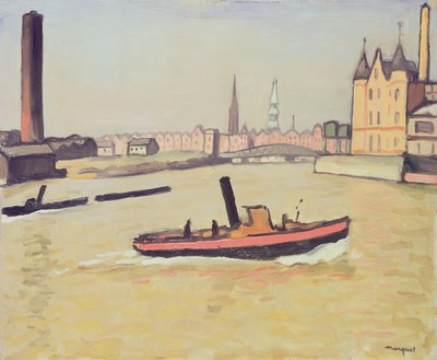 Přístav Hamburk od Albert Marquet