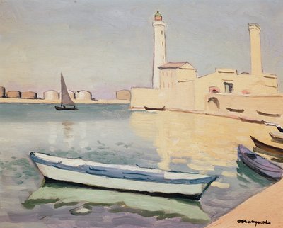 Přístav Sete (olej na plátně) od Albert Marquet
