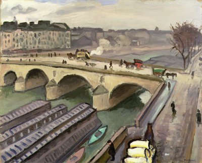 Seina v Paříži, kolem roku 1907 (olej na plátně) od Albert Marquet