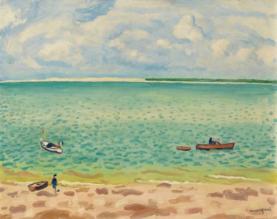 Pláž, Le Pyla od Albert Marquet