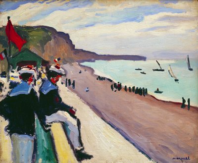 Pláž Fecamp od Albert Marquet