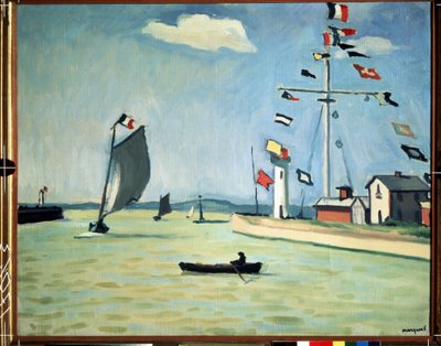 Přístav Honfleur v Normandii od Albert Marquet