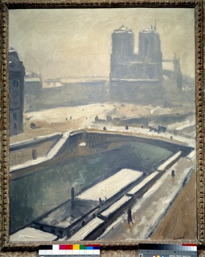Pohled na katedrálu Notre Dame de Paris od Albert Marquet