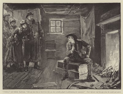 Jejich strýc z Kalifornie, autor Bret Harte od Albert Morrow