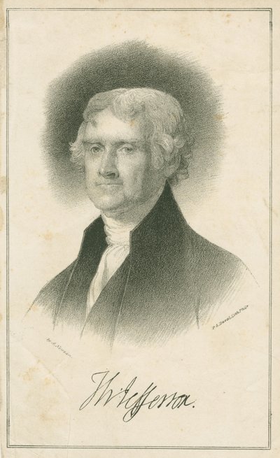 Thomas Jefferson, 1840 od Albert Newsam