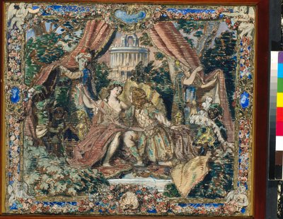 Přípravná výzdoba pro "Le Pavillon d