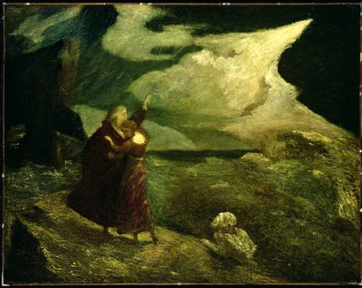 Bouře, 1892 od Albert Pinkham Ryder