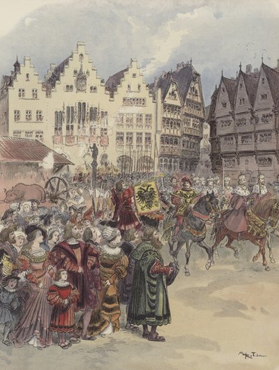 Volba do Říše (28. června 1519) od Albert Robida