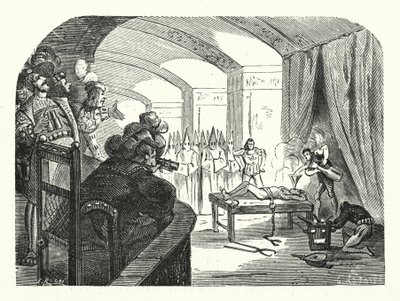 Inkvizice ve Francii za vlády Františka I. (rytina) od Albert Robida