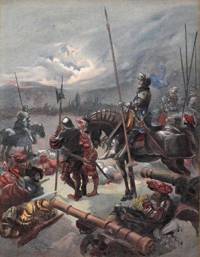 On the night of Marignan, ilustrace z 