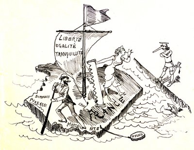 Nezávislost Francie (kresba) od Albert Robida