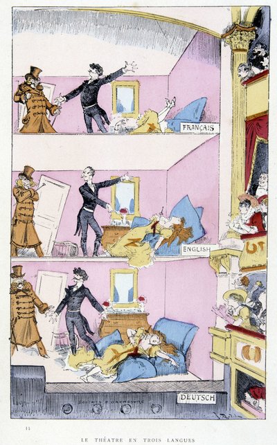 Divadlo ve třech jazycích - ve 20. století od Robidy od Albert Robida