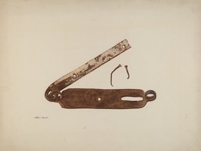 Hasp from Door of "Kennedy Farm" od Albert Rudin