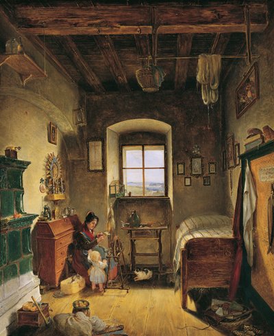 Vdova po Landwehrmanovi (Bauernstube) od Albert Schindler