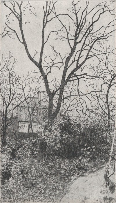Podzim Podzim z portfolia Švédské společnosti pro výtvarný tisk Föreningen för Gr..., 1889. od Albert Theodor Gellerstedt