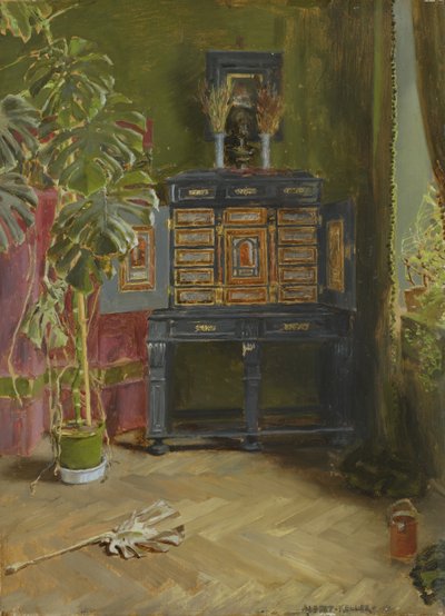 Zelený pokoj, 1882 od Albert von Keller