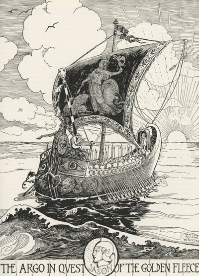 Jáson a Argonauti na lodi Argo od Albertine Randall Wheelan