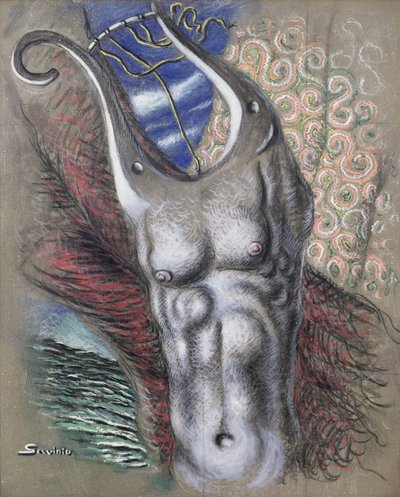 Orpheus (olej na plátně) od Alberto  Savinio