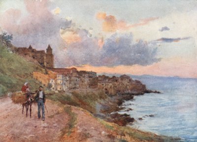 Cefalu: Západ slunce od Alberto Pisa