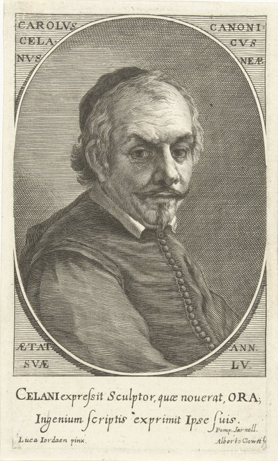 Portrét Carolus Celanus od Albertus Clouwet