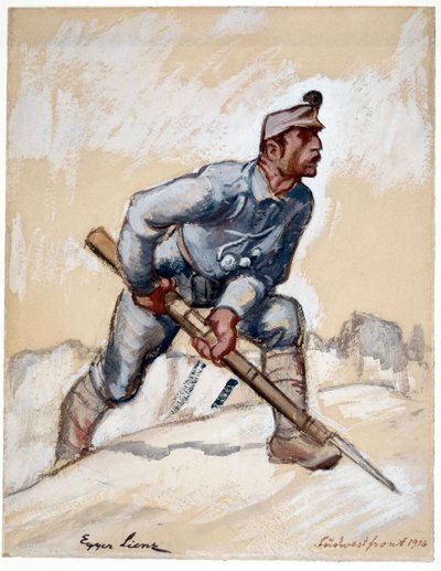 Jihozápadní fronta od Albin Egger Lienz
