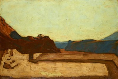 Na Kalvárii v Bolzanu od Albin Egger Lienz