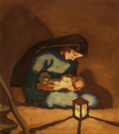Madonna, c. 1922. od Albin Egger Lienz