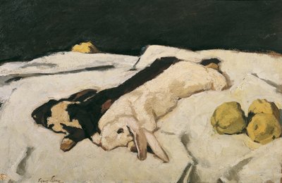 a ruce jdou vpřed od Albin Egger Lienz