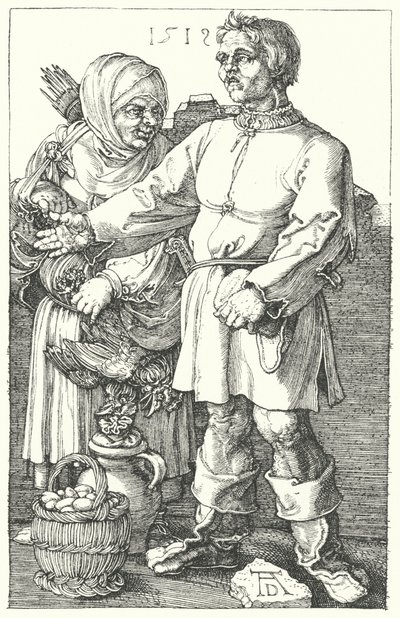 Farmáři prodávají své produkty od Albrecht (after) Durer or Duerer