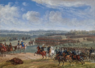Bitva u Ostrovna ráno 26. července 1812 1855. od Albrecht Adam