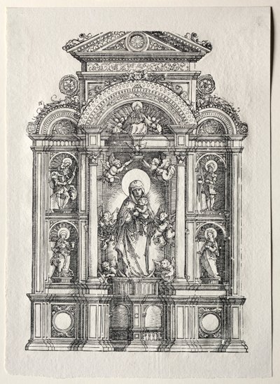 Oltář s krásnou Marií z Řezna od Albrecht Altdorfer