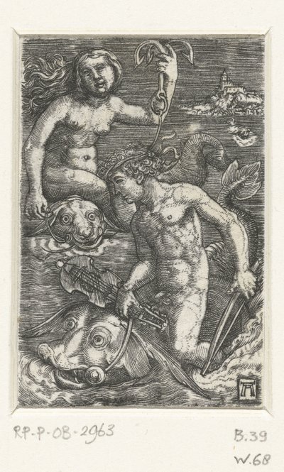 Arion a Nereid od Albrecht Altdorfer