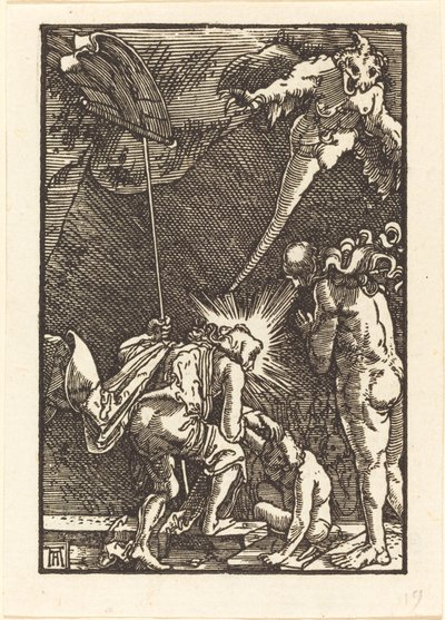 Kristus sestupující do pekla od Albrecht Altdorfer