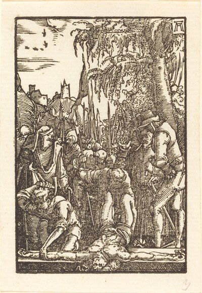Kristus přibitý na kříž od Albrecht Altdorfer