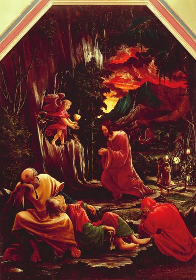 Kristus na Olivové hoře od Albrecht Altdorfer