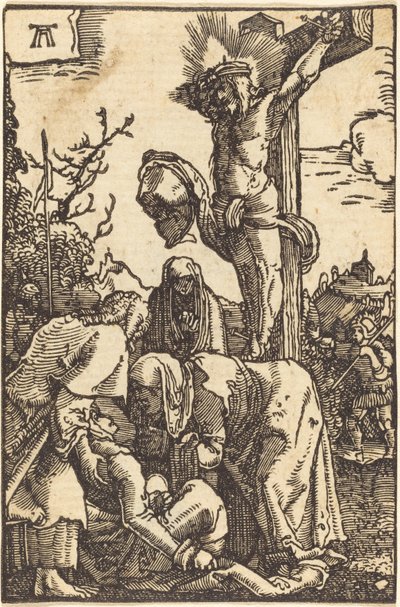 Kristus na kříži od Albrecht Altdorfer