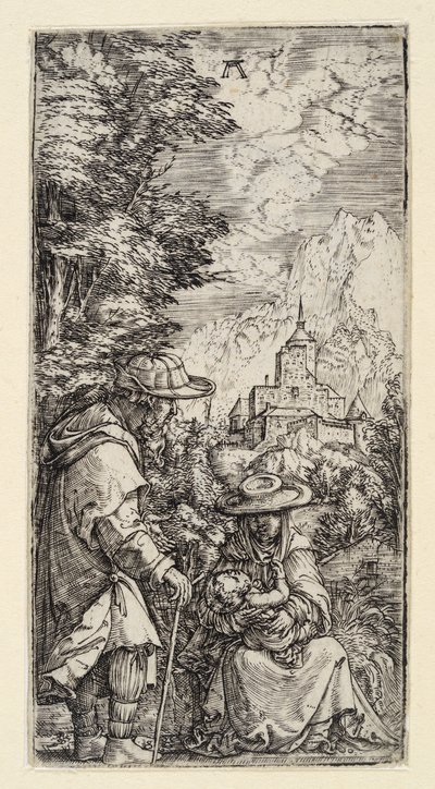 Odpočinek na útěku do Egypta od Albrecht Altdorfer