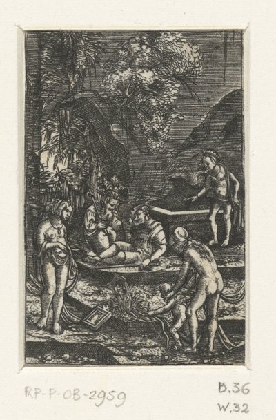 Sen o Paříži Soud z Paříže od Albrecht Altdorfer