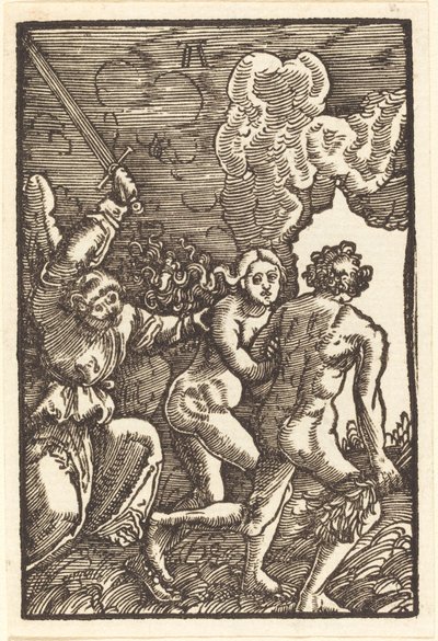 Vyhnání z ráje od Albrecht Altdorfer