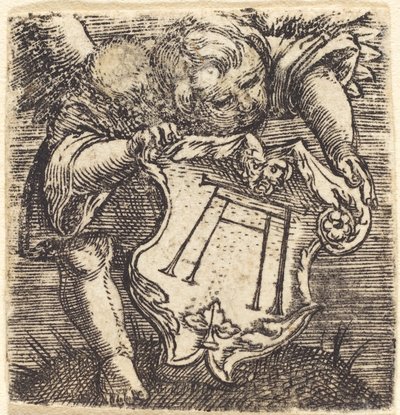 Genii s Altdorferovým Schramem od Albrecht Altdorfer